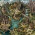 create a jaw dropping fantasy, board game, or dnd map illustration