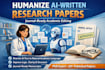 rewrite and edit ai written research to humanize