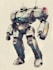 do anime style mecha robot illustrations
