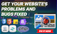 fix bugs and technical issues on your website
