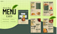 do attractive food menu, restaurant menu design