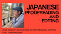 do proofreading and editing in japanese