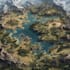 make  unique cartoonic fantasy vector map, illustration