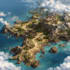 do fantasy map with parchment style for story