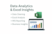 do professional data analysis, sql queries and excel dashboard for business
