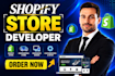 build a professional shopify store and shopify website