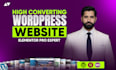 design lead generating wordpress website for local service business