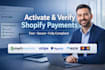 activate and verify shopify payments for your store
