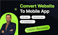 convert website to mobile app with ai integration