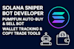 develop crypto tracking app, wallet tracker, coin tracker app, wallet finder bot