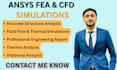 do ansys fea and cfd simulation