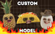 create a custom 3d ar vtuber for snap camera,lens studio ready for stream