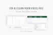 fix, clean and improve your excel spreadsheet