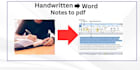 type handwritten notes into word or pdf professionally