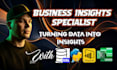 generate actionable business insights with power bi, excel, sql, and python