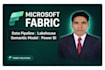 build microsoft fabric lakehouse for large scale power bi reports