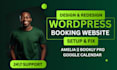 redesign wordpress elementor booking website and fix bookly pro issues or amelia