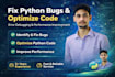 fix python bugs errors crashes and logic issues
