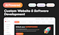 create ai powered full stack websites and software