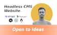 build headless cms based websites using strapi, sanity