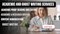 edit and proofread, academic and ghost writing