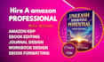 kdp formatting, kindle ebook and paperback formatting