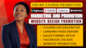promote your online course on udemy, kajabi website, thinkific, teachable, podia
