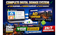develop digital signage solution with android player, cms, remote screen