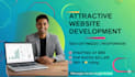 architect, design, and develop a custom full stack website