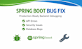 debug and fix spring boot backend bugs, rest, security, apis