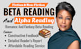 romance beta reader, beta reader fantasy, cozy mystery, horror thriller, sci fi