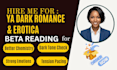 beta read ya dark romance and erotic novels