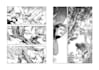 create colossal comic illustrations in manhwa and manga style