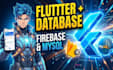 build custom flutter android app with firebase or mysql dart