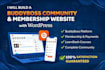 create a buddyboss community or membership website with learndash integration