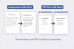 handwritten notes to word conversion
