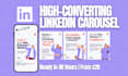 design high converting linkedin carousel posts