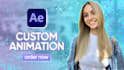 edit any after effects template or create a custom animation
