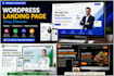 responsive wordpress landing page using elementor