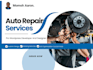 build an auto service website design with service details
