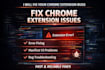fix google chrome extension bugs and manifest v3 issues