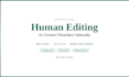 rewrite ai content into human SEO articles