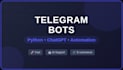 create a custom telegram bot using python and chatgpt