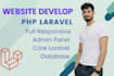fix PHP bugs and develop responsive website using PHP, mysql