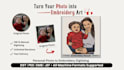 convert portrait photo to embroidery digitizing dst pes jef