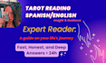 be your expert tarot reader in spanish and english