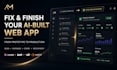 fix and finish your lovable or bolt web app for production