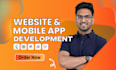do website or mobile app development ios app development as flutter developer
