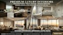 do realistic 3d interior kitchen, bedroom, bathroom and living room rendering