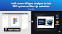fixed designs, bugs,fast SEO optimized in nextjs websites